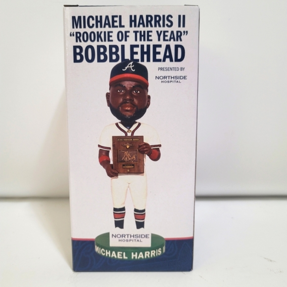 2023 ATLANTA BRAVES Michael Harris II Rookie Of The Year Bobblehead‎